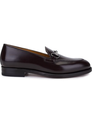 Rossi Kadın Hakiki Deri Kahverengi Loafer Ayakkabı 668 D206 Bn Ayk SK25-26 Moka