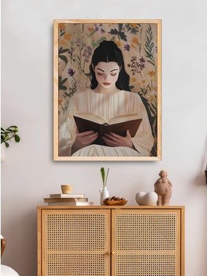 Tek Parça Salon Ofis Dekor Tablo Çerçeveli Tablo BHR3535