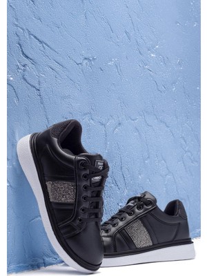 Kadın Günlük Taşlı Rahat Kalıp Yürüyüş ve Ortopedik Spor Ayakkabı