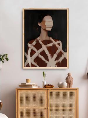 Musnig Tek Parça Salon Ofis Dekor Tablo Çerçeveli Tablo Bz8