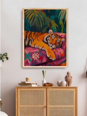 Tek Parça Salon Ofis Dekor Tablo Çerçeveli Tablo BZZ23