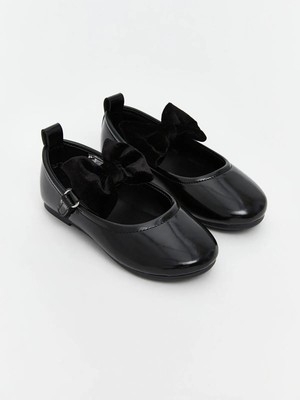 Deri Görünümlü Kız Bebek Babet  (W5)