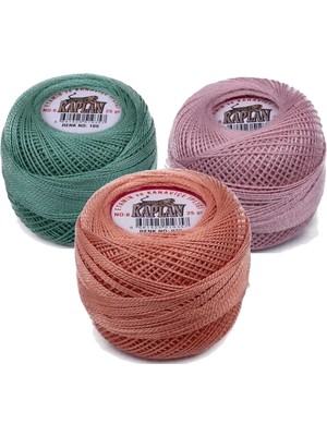 Kaplan 3 Adet Kaplan Etamin ve Kanaviçe Ipi 8 No Kod/renk: 109 - 202 - 922 - Ryl