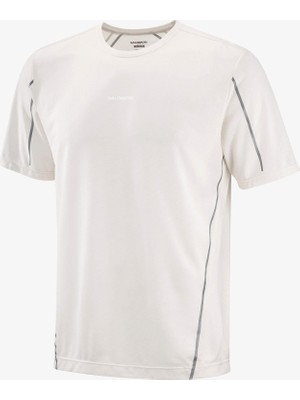 Salomon Shakeout Core Erkek Koşu Tişört Whisper White LC2660400