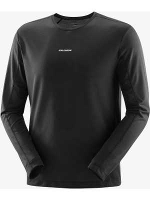 Salomon Shakeout Core Ls Erkek Koşu Tişört Deep Black LC2424400