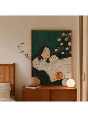 Tek Parça Salon Ofis Dekor Tablo Çerçeveli Tablo FS35