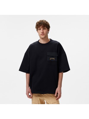 Unıted4 Erkek Siyah T-Shirt