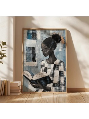 Tek Parça Salon Ofis Dekor Tablo Çerçeveli Tablo P69