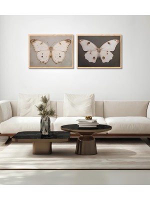 2 Parça Salon Ofis Dekor Tablo Çerçeveli Tablo KLBK11