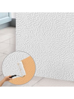 3D Duvar Paneli Boyanabilir Dekota 60X120 cm / Alaca Desenli 2'li Paket-1,44 M²