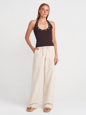 72159 Pijama Pantolon-Ekru