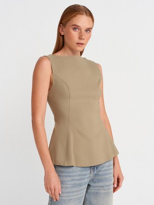 50281 Peplum Top-Çağla