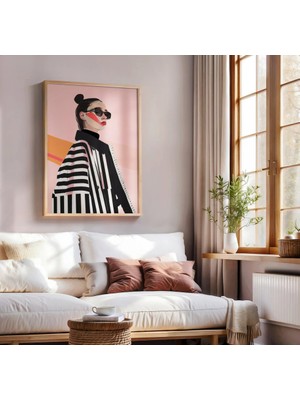 Tek Parça Salon Ofis Dekor Tablo Çerçeveli Tablo L29