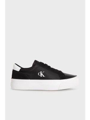 Calvin Klein Logolu Kalın Taban Sneaker Ayakkabı YW0YW018960GM Bayan Ayakkabı YW0YW01896 0gm