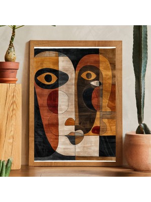 Tek Parça Salon Ofis Dekor Tablo Çerçeveli Tablo Mstaat7