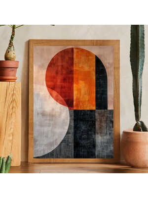 Tek Parça Salon Ofis Dekor Tablo Çerçeveli Tablo Mstaat8