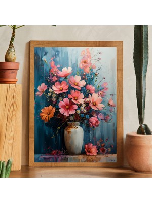 Tek Parça Salon Ofis Dekor Tablo Çerçeveli Tablo MSTAAT25