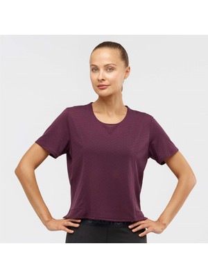 Salomon Elevate Aero Tee W- Kadın Koşu Tişört LC1276500