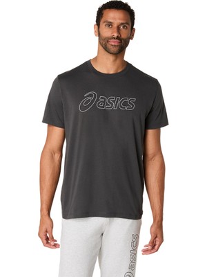 Asics Asics Logo Ss Tee Erkek Siyah  2031E188-021