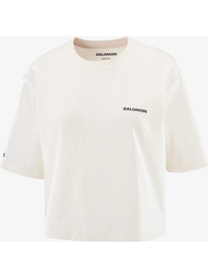 Salomon Short Relaxed Kadın Tişört Whisper White LC2680700
