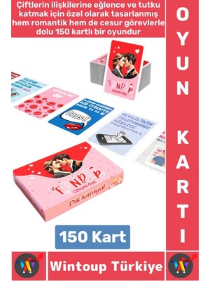 Eğlenceli Ilişki Romantik Cesur Soru Itiraflı Sevgili Çift Sevgililer Günü Özel Gün 150 Kartlı Oyun