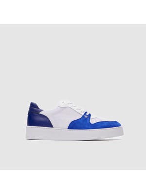 Togo Erkek Sneaker Ayakkabı 052128, Saks Mavi - Beyaz, 43