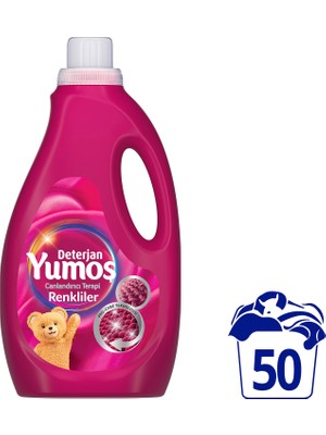 Yumoş Renkli Sıvı Bakım Deterjanı 2500 ml 50 Yıkama Canlandırıcı Terapi Özelliği ile