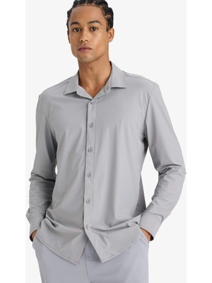 DeFacto Slim Fit Dar Kesim Uzun Kollu Gömlek E9356AX25AU