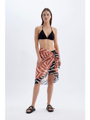 DeFacto Desenli Vual Pareo-Fall in Love D0966AX24SM