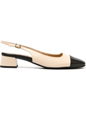 Kadın Topuklu/ Stiletto 92P0 Frau Nappa Nerovanilla