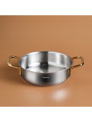 Karaca Maçka Çelik Sahan 20 cm Gold