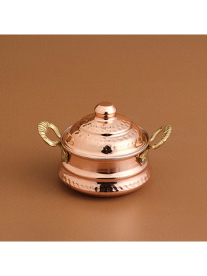 Karaca Alacahöyük Bakır Mini Güveç 8 cm
