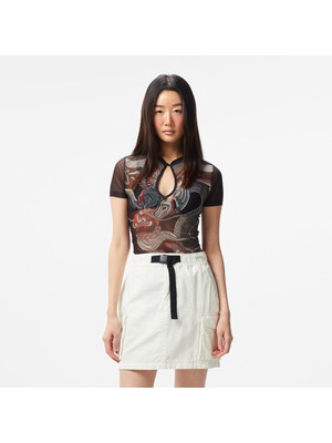 Unıted4 Kadın Siyah Bodysuit