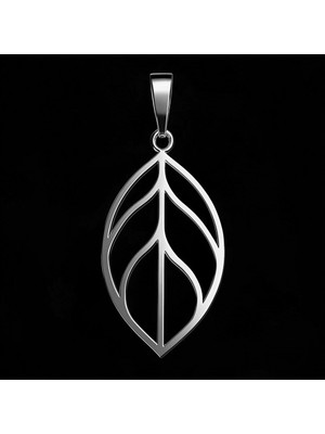 TabiTela 925 Ayar gümüş kolye taç yaprağı   SM7751