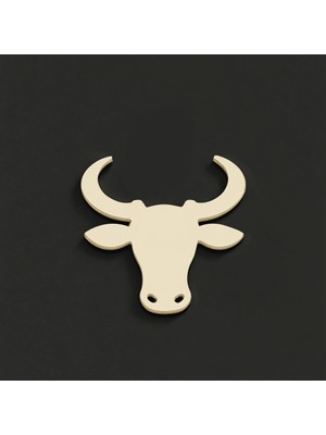 TabiTela 8 ayar altın kolye ucu Boğa   GM8242 1 gr