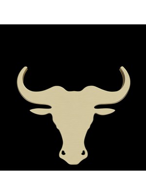 TabiTela 8 ayar altın kolye ucu Boğa   GM8237 1 gr