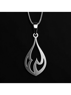 TabiTela 925 Ayar gümüş kolye taç yaprağı   SM7754