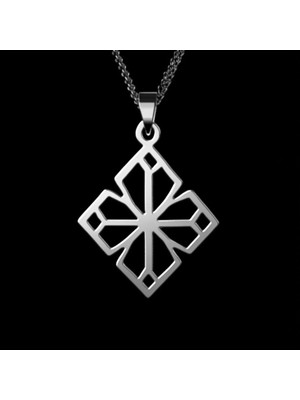 TabiTela 925 Ayar gümüş kolye kar tanesi   SM8094