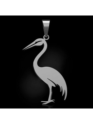 TabiTela 925 Ayar gümüş kolye leylek SM8117