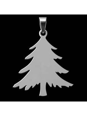 TabiTela 925 Ayar gümüş kolye yılbaşı Ağacı ya Noel Ağacı SM7778