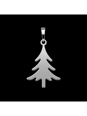 TabiTela 925 Ayar gümüş kolye yılbaşı Ağacı ya Noel Ağacı SM7800