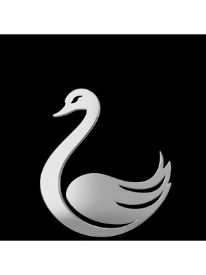 TabiTela 925 Ayar gümüş kolye kuğu SM8198