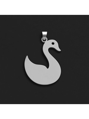 TabiTela 925 Ayar gümüş kolye kuğu SM8207