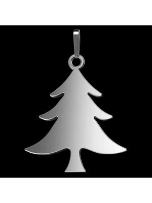 TabiTela 925 Ayar gümüş kolye yılbaşı Ağacı ya Noel Ağacı SM7788