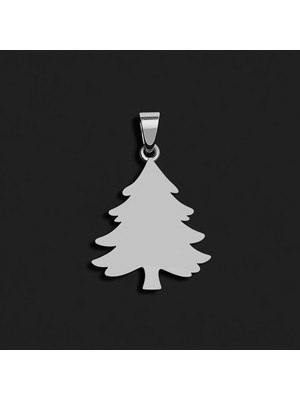TabiTela 925 Ayar gümüş kolye yılbaşı Ağacı ya Noel Ağacı SM7805