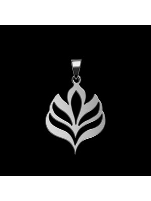 TabiTela 925 Ayar gümüş kolye taç yaprağı   SM7767
