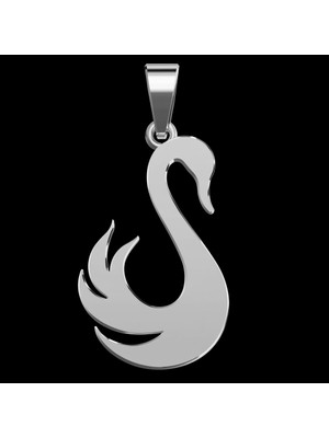 TabiTela 925 Ayar gümüş kolye kuğu SM8197