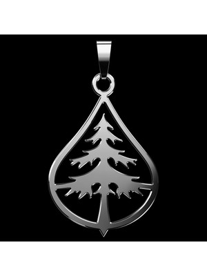 TabiTela 925 Ayar gümüş kolye yılbaşı Ağacı ya Noel Ağacı SM7789