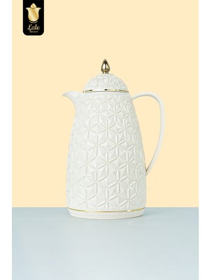 Lale Thermos Cam Hazneli Termos 9034 | 0,6 Lt | Kahve & Çay | 12 Saat Sıcak / 24 Saat Soğuk | Yerli Üretim (Swan)