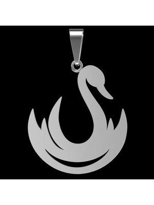 TabiTela 925 Ayar gümüş kolye kuğu SM8199